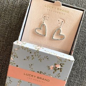 Lucky Brand Heart Earrings